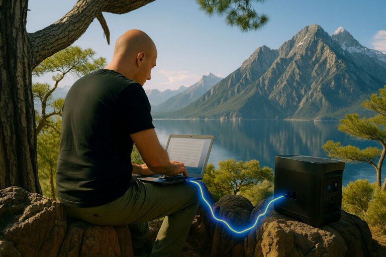 Easy Vanlife Writer Power Setup - Ecoflow Delta 3