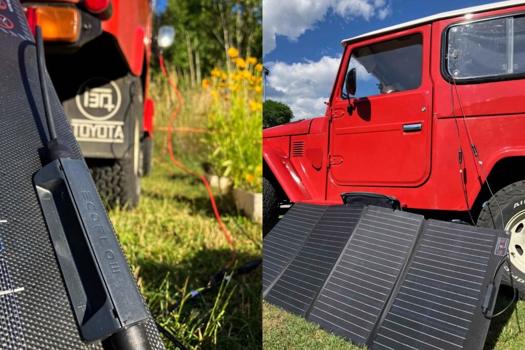 EcoFlow 160W solar panel review real‑world output: general setup