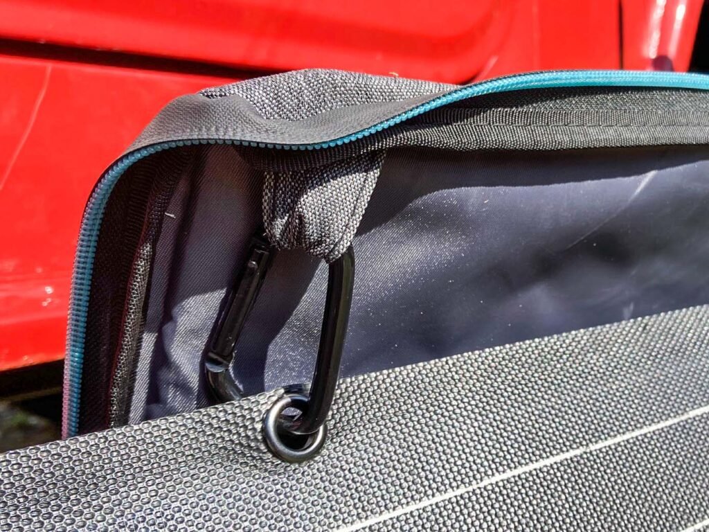 EcoFlow 160W solar panel review real‑world output: eyelets